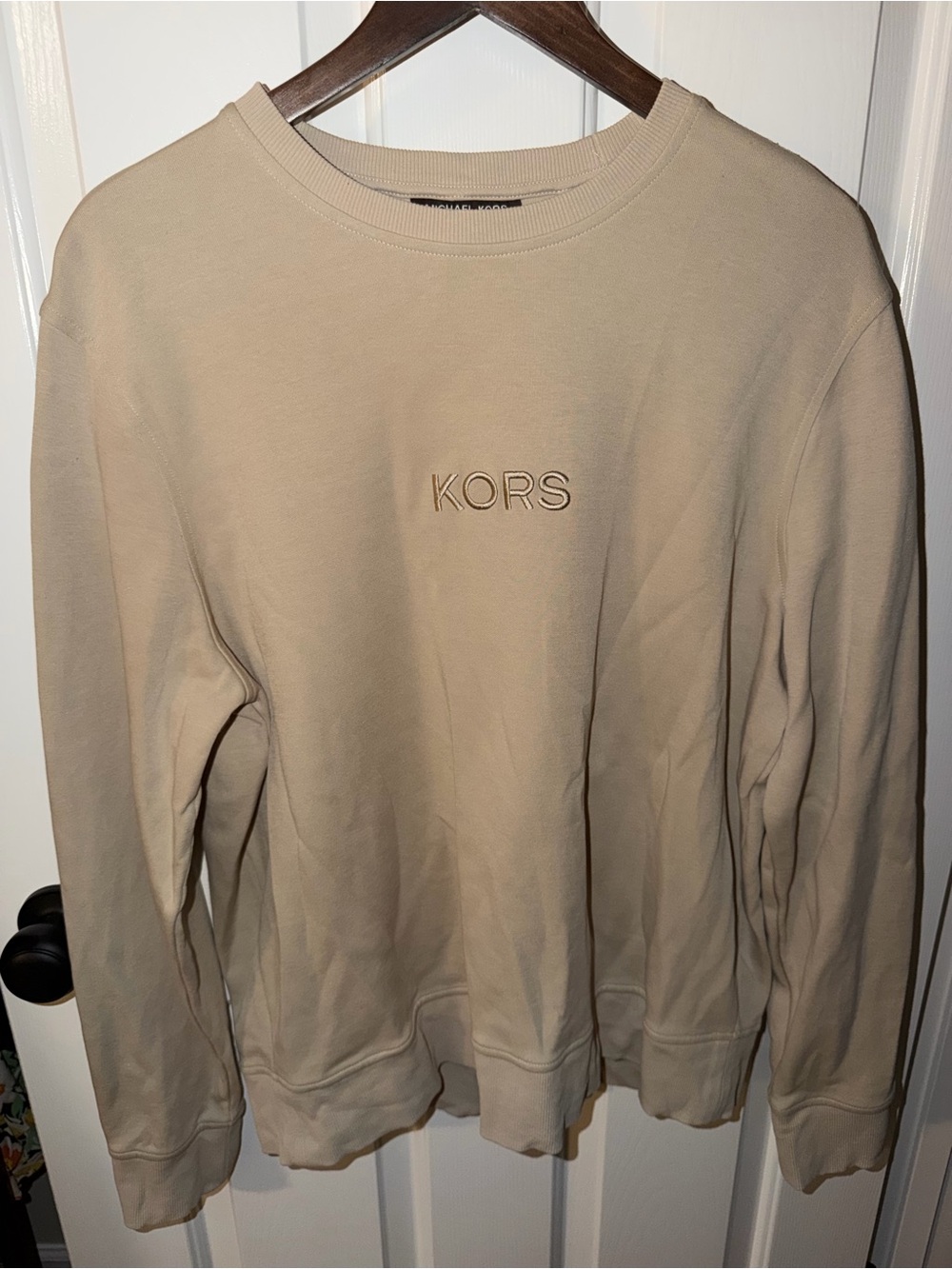 Michael Kors Men's Crewneck Sweatshirt in Taupe